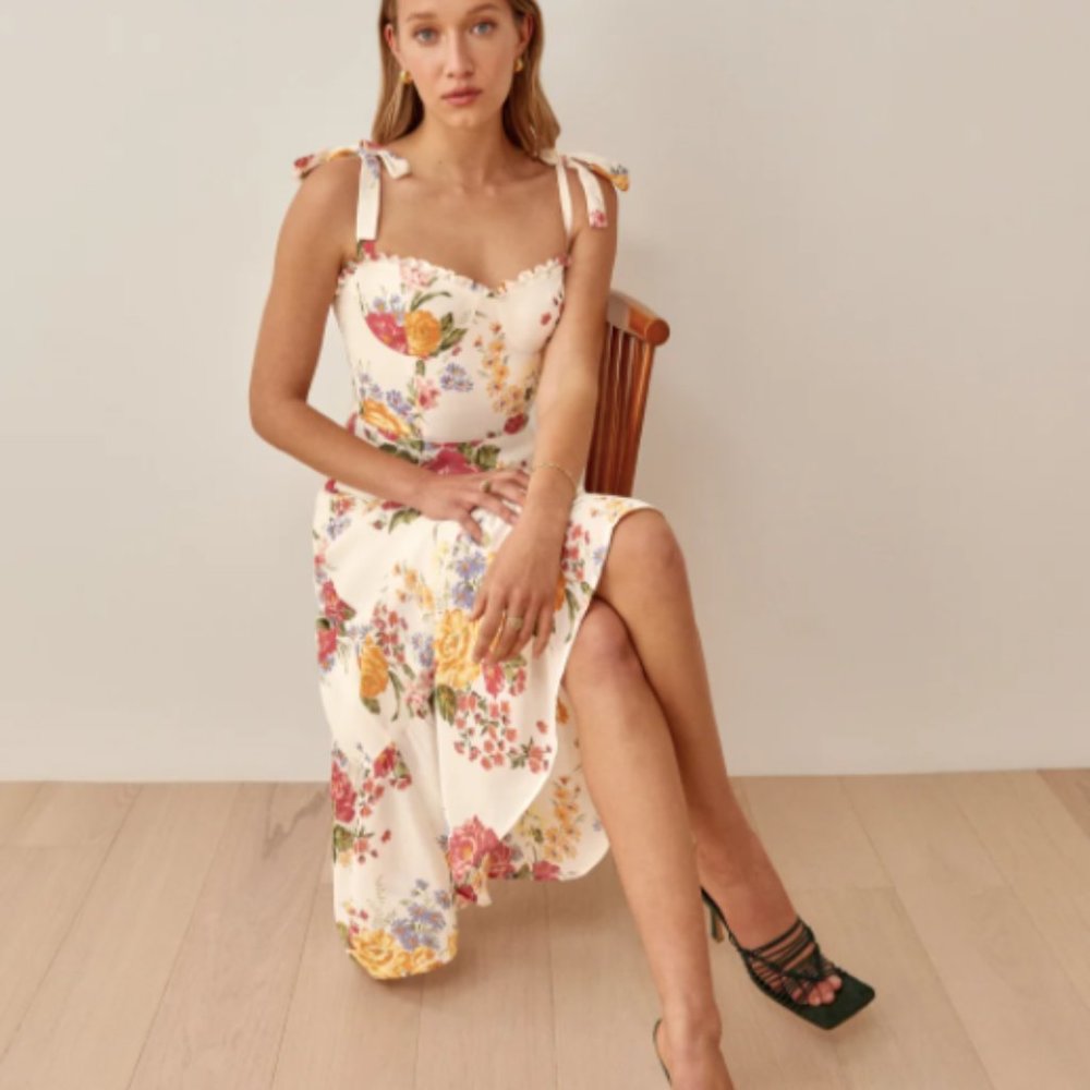 NWT Reformation Nikita Dress Bouquet